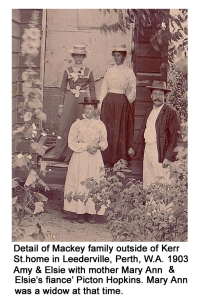 0022 Detail of Mackey family at Kerr St.Leederville 1903